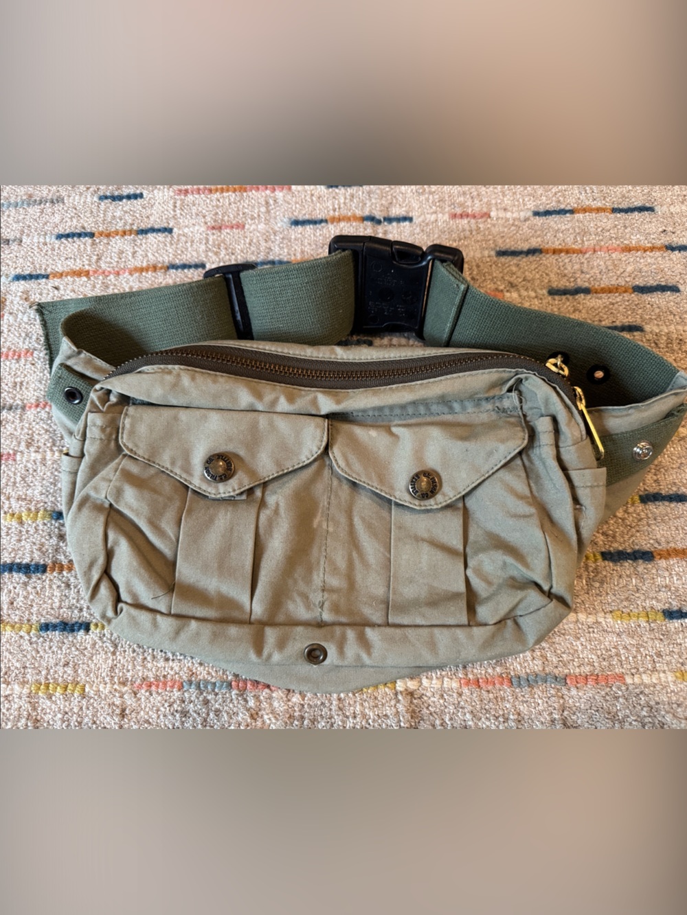 Filson Compact Fishing Waist Pack / crossbody bag, green